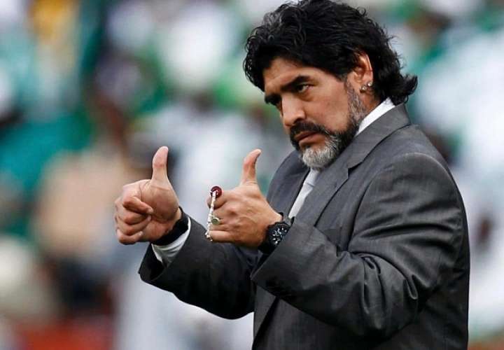 Maradona guió a Argentina al título de 1986 en México. Foto: EFE