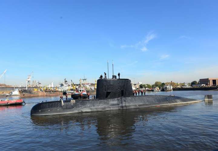 Imagen proporcionada por la Armada de Argentina del submarino ARA San Juan. EFE/Armada de Argentina