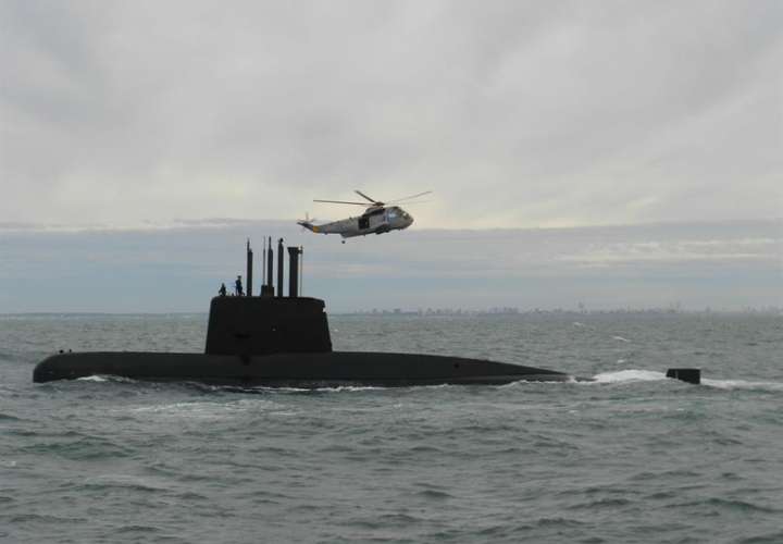 Fotografía sin fecha cedida por la Armada Argentina que muestra el submarino de la Armada desaparecido. EFEArmada Argentina