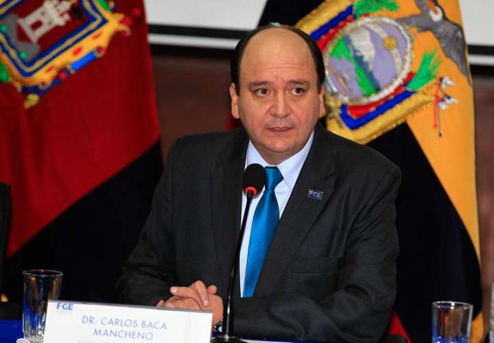 En la imagen, el fiscal general de Ecuador, Carlos Baca. EFEArchivo
