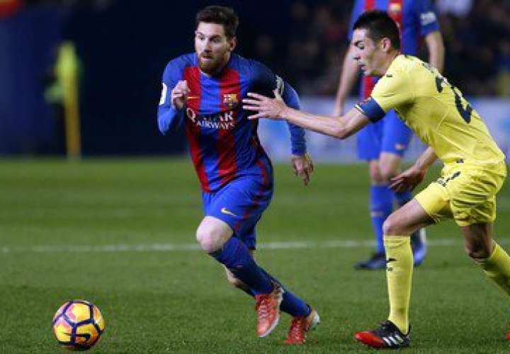 Lionel Messi cumplirá este domingo su partido N.°606 con la camiseta del Barcelona. Foto: AP