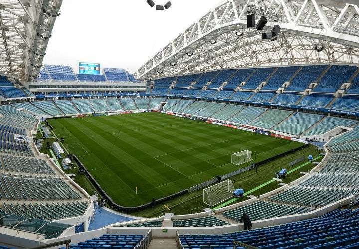 En el estadio Fisht, en Sochi, Panamá hará su debut histórico en una Copa Mundial de la FIFA.
