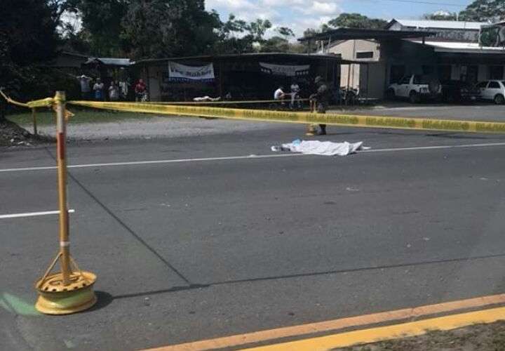 Un muerto por atropello en Chiriquí