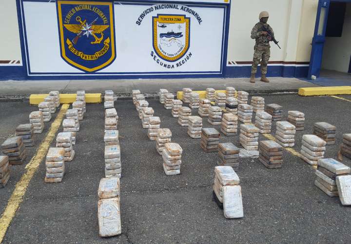 Más de 290 paquetes de cocaína incautados en Colón 