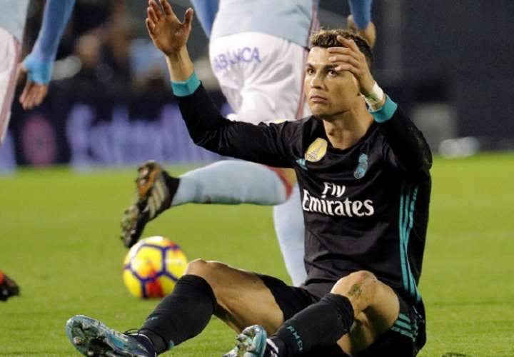 El delantero portugués del Real Madrid no puso marcar ante Celta de Vigo. Foto: EFE