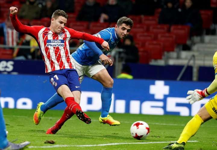 Kevin Gameiro fue autor de uno de los goles del triunfo del Atlético de Madrid. Foto: EFE