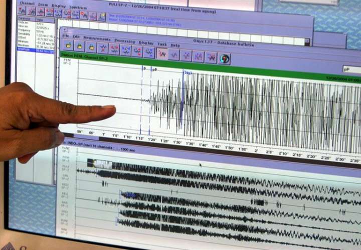 El Servicio Geológico de Estados Unidos (USGS, por sus siglas en inglés) cifró en un primer momento en 7,8 la magnitud del terremoto para bajarla luego a 7,6. / EFE