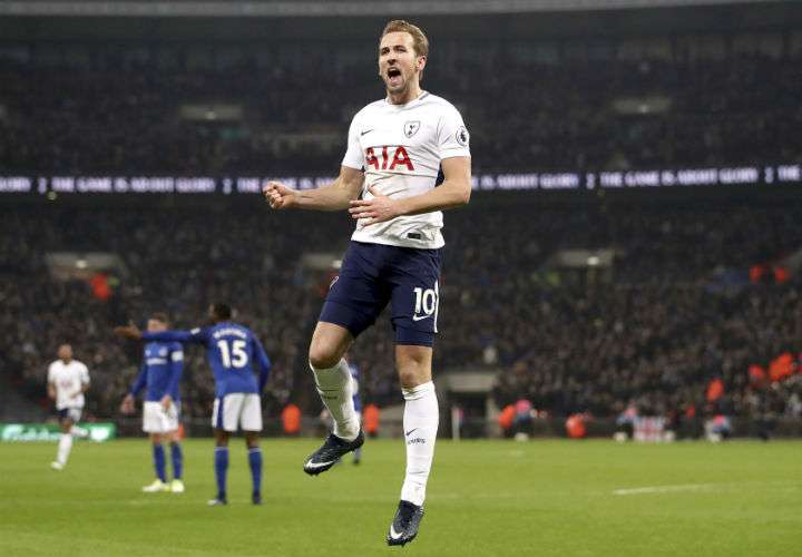 Harry Kane juega en el Tottenham Hotspur de la Premier League de Inglaterra. Foto AP