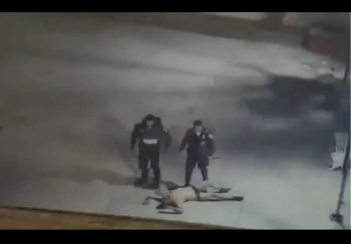 Captura del video del incidente.