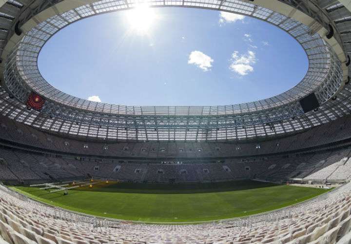 El estadio Luzhnikí será la sede del primer partido de la Copa Mundial Rusia 2018. Foto AP
