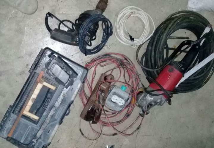 Recuperan herramientas y artículos eléctricos hurtados en Chiriquí
