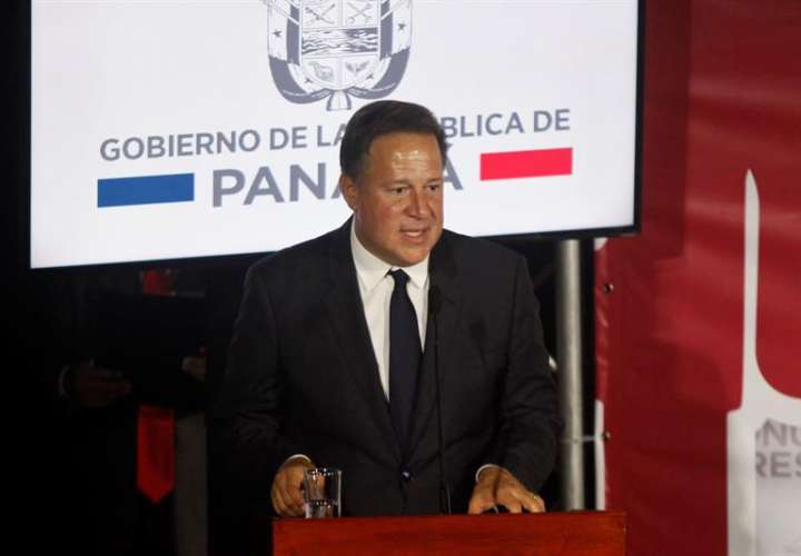 Juan Carlos Varela, presidente de Panamá. EFE Archivo