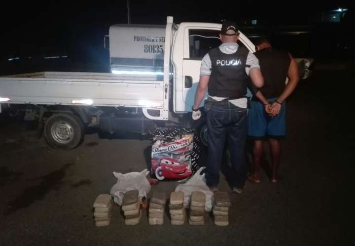 Detenido con 30 paquetes de droga y dinero en Chepo