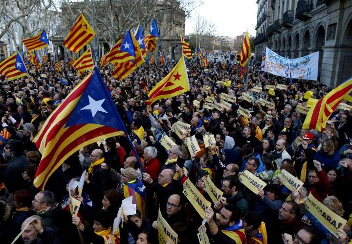 Manifestación por República Catalana