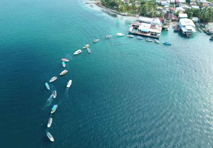 Bloqueo naval en Bocas del Toro