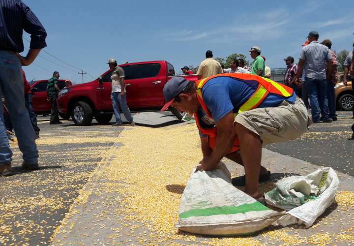 Productores de maíz suspenden protestas