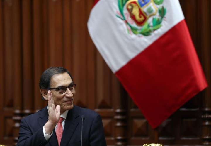 En la imagen, el presidente de Perú, Martín Vizcarra. EFE