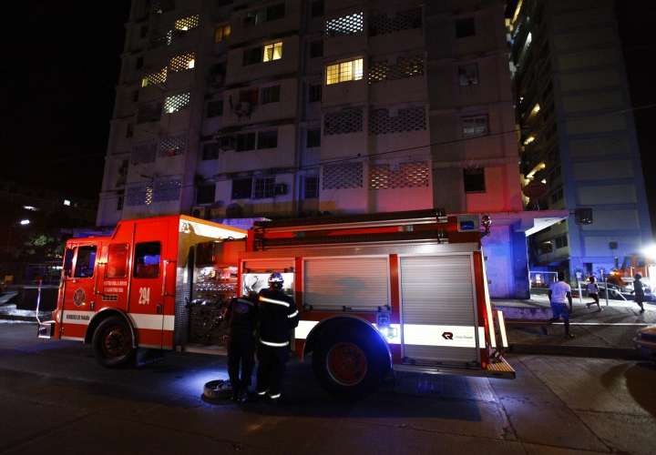 Fuego en apartamento en El Chorrillo 