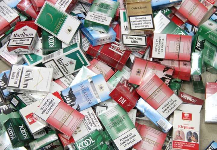Incautan 9 millones unidades de cigarrillos de contrabando