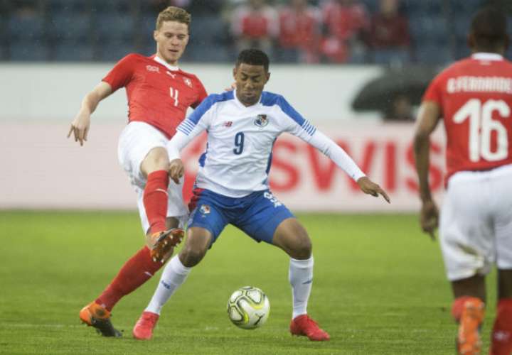  Gabriel “Gaby” Torres fue una de las figuras que presentó Panamá en el ataque contra la selección de Suiza.