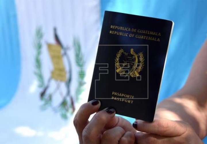 Pasaporte de Guatemala. Foto/EFEarchivos