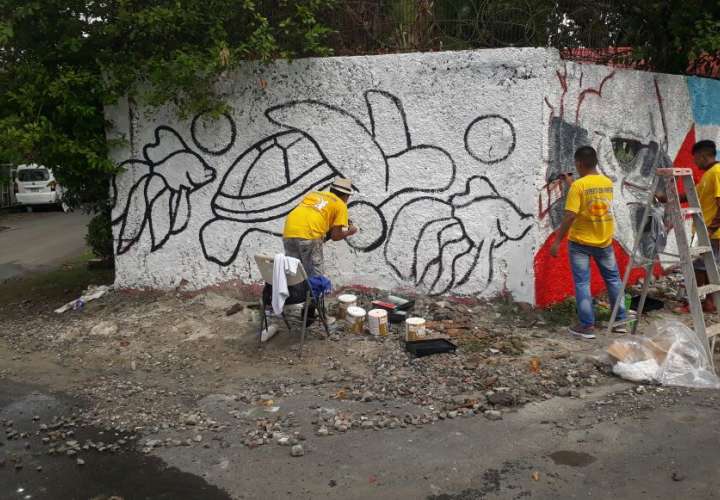 Impulsan arte para “cambiar imagen” de barrios en San Miguelito