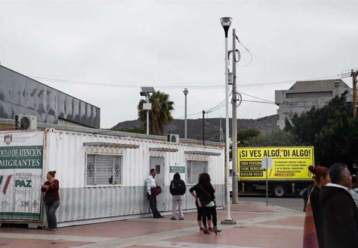 Centro de atención para migrantes en Tijuana México. Foto/EFE