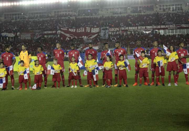 Jugadores de la selección de Panamá. Foto: Anayansi Gamez