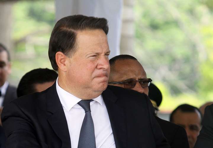 El presidente Juan Carlos Varela. Foto: Edwards Santos 