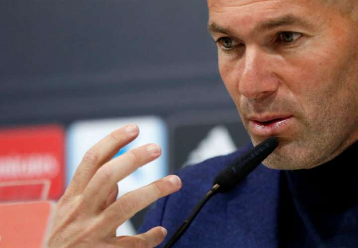 El entrenador del Real Madrid Zinedine Zidane. Foto: EFE