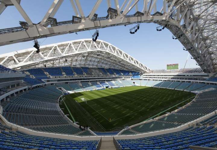 Estadio de Sochi, una de las sedes del mundial./AP
