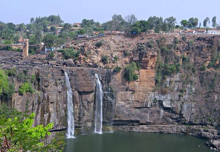 Vista general de las cataratas Gokak, de India. Foto: Pixabay