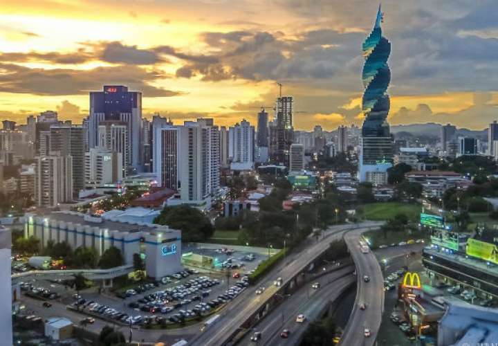 Vista general del área bancaria de la ciudad de Panamá. Foto: Archivo