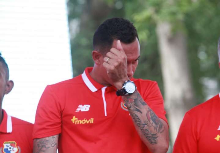 El jugador Blas Peréz no pudo contener las lágrimas. Foto: Anayansi Gamez