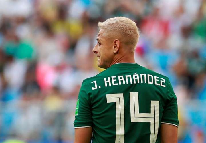 Javier &#039;Chicharito&#039; Hernández es el máximo goleador de la historia de la selección de México. Foto EFE