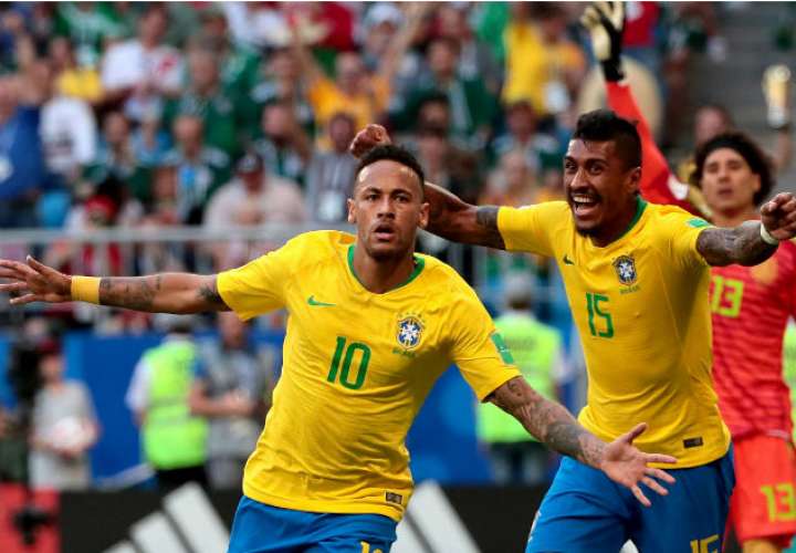 El goleador Neymar anotó al minuto 51. Foto:EFE
