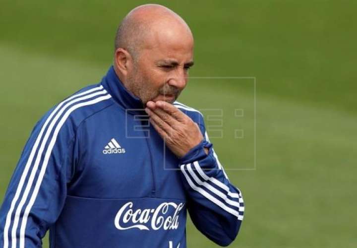 El entrenador de la selección de Argentina, Jorge Sampaoli./EFE