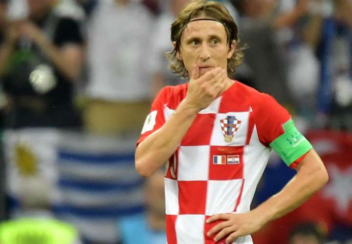 El jugador Luka Modric brilló en el Mundial de Rusia 2018. Foto:EFE