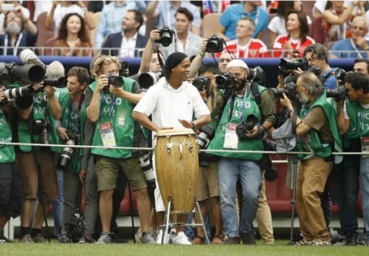 El exjugador de Brasil Ronaldinho. Foto: AP