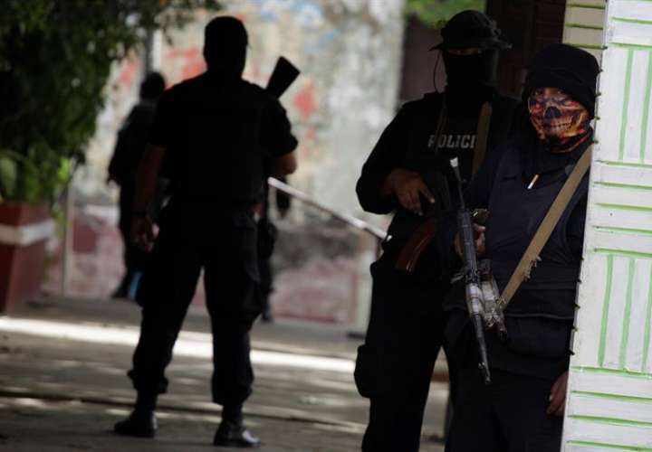 Agentes de la Policía Nacional de Nicaragua. EFE