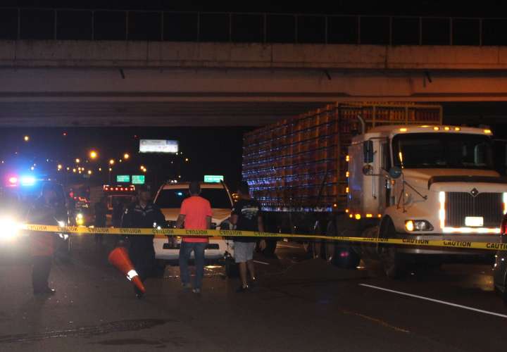 Atropello mortal en la autopista Arraiján-La Chorrera