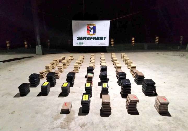 Confiscan 351 paquetes de droga en Darién y comarca Guna Yala