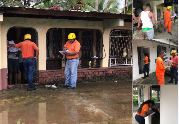 Continúa la ayuda a familias colonenses afectadas por lluvias