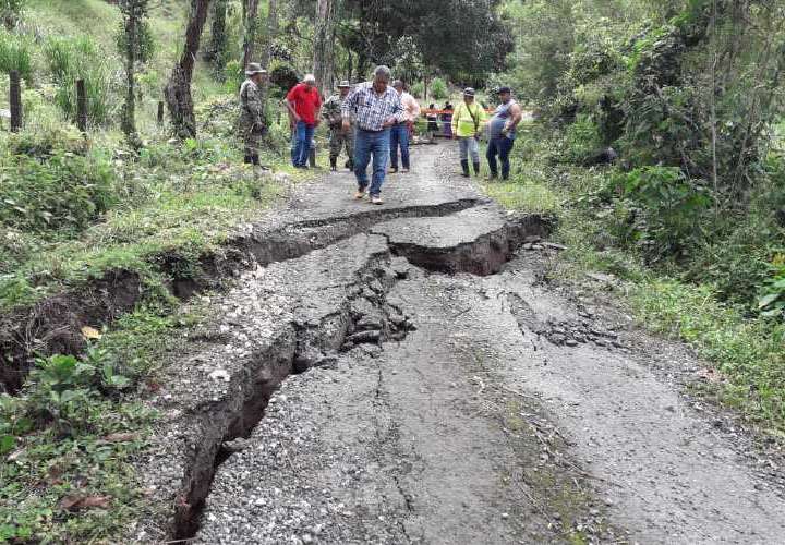 Donderis: "No hay riesgos por deslizamientos en Chiriquí"