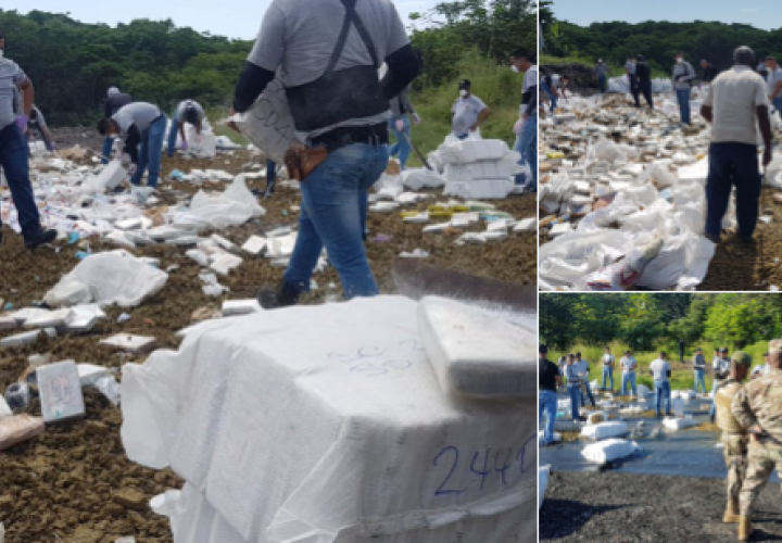  Incineran más de 5.8 toneladas de droga en La Chorrera