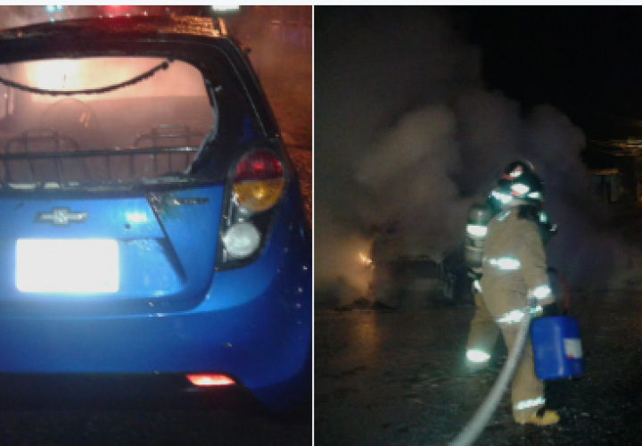  Dos autos incendiados en una noche