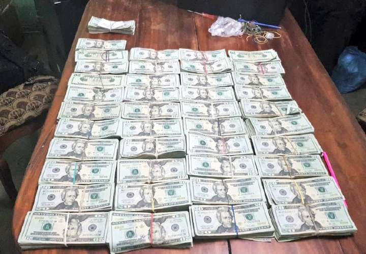 Confiscan 228 kilos y 83 mil dólares en Panamá Oeste