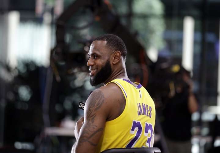 LeBron James, actual estrella de los Lakers./ Foto: AP