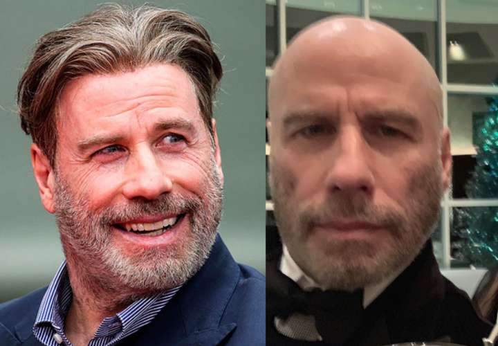 John Travolta dejó su melena en el pasado y ahora es calvo