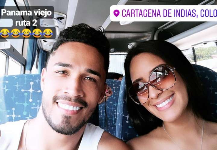 Ana Lorena y Rommelito están disfrutando su romance por Cartagena